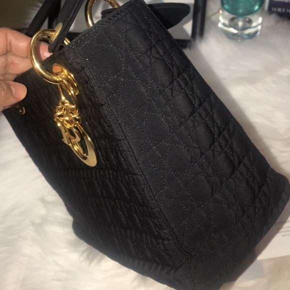 💝💯Authentic Lady DIOR Mini Cannage Bag w/ Twilly - Picture 9 of 16